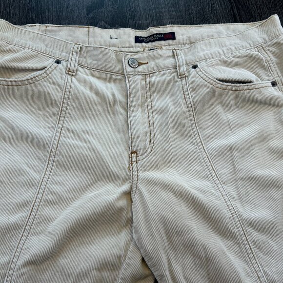 Vintage American Eagle Corduroy Pants | Wide Leg | Size 14 - Picture 3 of 3